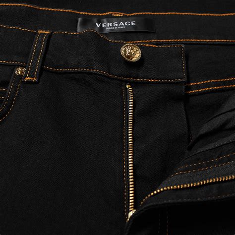 versace jeanslongsleeve nero|versace jeans black label.